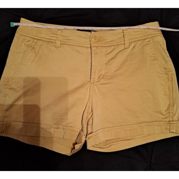 Liverpool Los Angeles Buddy Rolled Trouser Short Pale-Yellow Size 4/27 - Picture 6 of 9